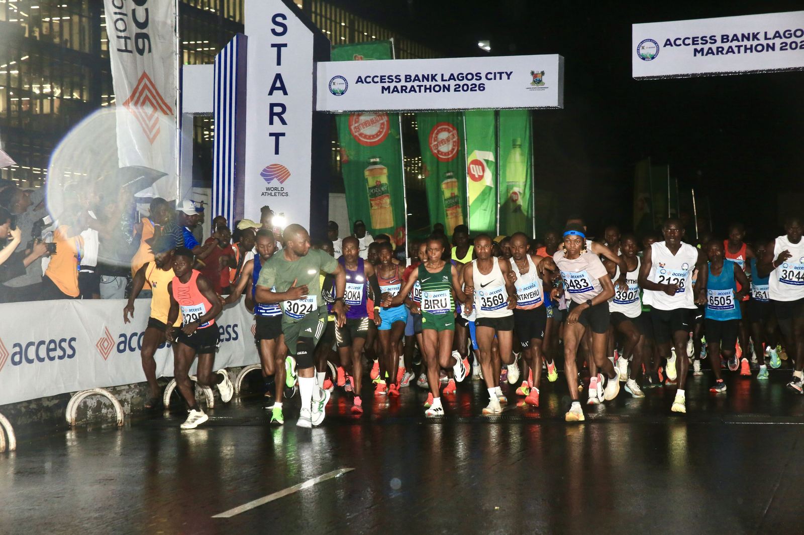 Access Bank Lagos City Marathon runners